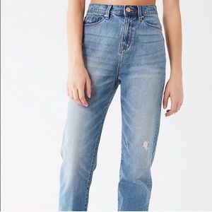BDG Lightly Distressed Mom Jeans